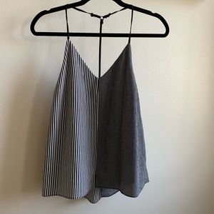 Black flowy tank top